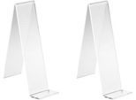 Tischaufsteller, glasklares PLEXIGLAS®, 110 mm hoch, 2 Stück