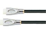 HDMI 2.1 Kabel Good Connections PYTHON® Serie, Ultra-High-Speed, bis 8K/UHD-2, Vollmetallstecker & Nylongeflecht, Länge 2 m, schwarz
