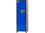 Asecos Akku-Ladeschrank Typ 90 ION-CHARGE-90, 5 Schließfächer, B 599 x T 615 x H 1953 mm, Anthrazitgrau/Enzianblau