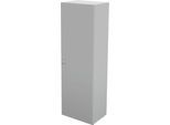 Schäfer Shop Genius Flügeltürenschrank TETRIS WALL, 5 Ordnerhöhen, Türanschlag rechts, B 600 x T 440 x H 1880 mm, lichtgrau