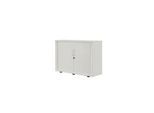Rollladenschrank, 2 OH, 1teilig, ohne Mitteltrennwand, B 1000 mm, silber