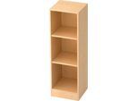 Regal ULM, 3 OH, B 406 x T 400 x H 1270 mm, Nussbaum-Dekor
