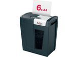 Rexel Secure MC6 Whisper-Shred™ Aktenvernichter P5, Mikroschnitt 2 x 15 mm, 18 l, 6 Blatt Schnittleistung, Anti-Papierstau-Technologie, schwarz