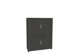 Rollladenschrank, 4 OH, 2teilig, ohne Mitteltrennwand, B 1200 mm, graphit