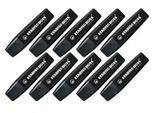 Textmarker STABILO® BOSS Original NatureCOLORS, Keilspitze, lichtbeständig, schnell trocknend, schwarz, 10 Stück