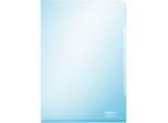LEITZ® Sichthülle Premium 4153, DIN A4, glatt, 100 Stück, blau