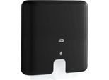 Tork® Handtuchspender Mini Interfold 552108, Einzelblattausgabe, platzsparend, Kunststoff, schwarz