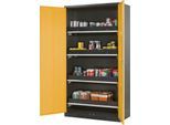 Chemikalienschrank Asecos CS-CLASSIC, Flügeltür, 4 Auszugswannen, 1055x520x1950 mm, sicherheitsgelb
