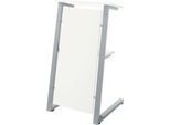Schäfer Shop Select Stehpult, Stahlrohr/Spanplatte, B 590 x T 620 x H 1120/1060 mm, weiß