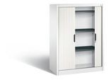 C + P Rollladenschrank Omnispace, 3 OH, abschließbar, B 1000 x T 420 x H 1345 mm, Stahl/Kunststoff, verkehrsweiß