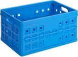 Sunware Square Klappbox, Inhalt 46 Liter, mit Durchfassgriff, blau