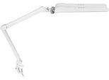LED-Klemmleuchte MAULcraft duo, 2 Köpfe, Leistung 22 W, dimmbar, um 360° drehbar, 2860 lm, Klemmweite 63 mm, weiß