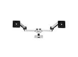 Monitorarm ergotron® LX, für 2 Displays bis 27″ & bis 9,1 kg pro Monitor, Tischhalterung, höhenverstellbar, neigbar, VESA, matt-schwarz
