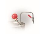 Fasspumpe, 10 l/min, Eintauchtiefe 600 mm, Handbetrieb, für hochreine Flüssigkeiten, Lösemittel, Aromastoffe