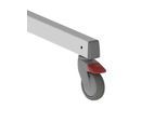 Rollen-Set TRESTON LCS 100, 4 Lenkrollen, Tragkraft 200 kg, Standard-Ausführung