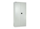 Schäfer Shop Select Flügeltürenschrank MS iCONOMY, Stahl, 5 Ordnerhöhen, B 800 x T 400 x H 1935 mm, lichtgrau
