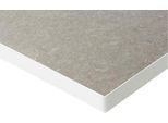 Rau Arbeitstisch Jerry, manuell höhenverstellbar, 25 mm Spanplatte mit Linoleumbelag, bis 300 kg, B 750 x T 1000 x H 800-850 mm, hellgrau/lichtgrau