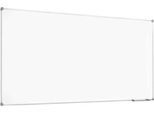 Whiteboard 2000 MAULpro, weiß kunststoffbeschichtet, Rahmen platingrau, 2000 x 1000 mm