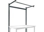 Aufbauportal m. Ausleger, Grundtisch SPEZIAL Arbeitstisch/Werkbank UNIVERSAL/PROFI, 1500 mm, anthrazit