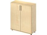 Schäfer Shop Genius Flügeltürenschrank TETRIS WOOD, 3 OH, Höhe inkl. Gleiter, B 1000 mm, Ahorn-Dekor