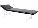 Ruheraum-Liege, nicht klappbar, 2000 x 700 x 500 mm, schwarz