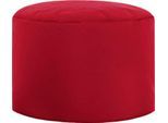 Hocker DotCom scuba®, für Sitzsack Swing, abwaschbar, Innenseite PVC-beschichtet, rot