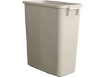 Abfallbehälter ohne Deckel, 60 Liter, grau