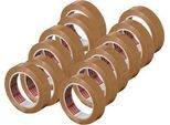 Packband tesapack® ultra strong 4124, L 66 m x B 25 mm, 12 Rollen, braun