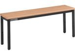 Schäfer Shop Select Sitzbank, für Umkleideräume, B 995 x T 310 x H 415 mm, schwarz