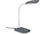 LED-Tischleuchte Boa, mit Touchdimmer, höhenverstellbar, titanfarbig