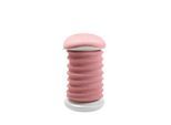 Topstar Hocker SITNESS 4D, ergonomisch, aktives Sitzen, gepolsterter Sattelsitz, höhenverstellbar, um 360° drehbar, Tragegriff, papyrusweiß/rosé