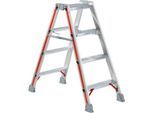 Tritt aus Aluminium, 4 Stufen