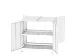 Regalcontainer BAUER CEN 29-2b, Stahl, Doppelflügeltor, B 3280 x T 2900 x H 2980 mm, orange