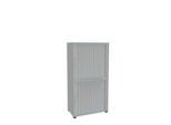 Rollladenschrank, 4 OH, 2teilig, ohne Mitteltrennwand, B 800 mm, lichtgrau