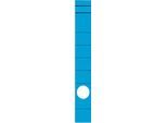 Rückenschild, Rückenbreite 39 mm, selbstklebend, 10 Stück, blau
