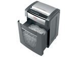Rexel Momentum X420 Aktenvernichter P4, Partikelschnitt 4 x 40 mm, 30 l, 20 Blatt Schnittleistung, Anti-Papierstau-Technologie, mit Rollen, schwarz
