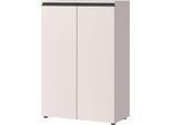 Aktenschrank Aalborg, 2 Türen, 2 Fachböden, Möbelgleiter, melaminharzbeschichtet, B 810 x T 400 x H 1200 mm, kaschmir