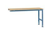 Manuflex Ansatztisch UNIVERSAL Standard, 1750 x 800 mm, Multiplex natur, brillantblau