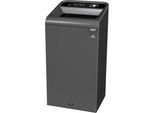 Recyclingstation Rubbermaid Configure, für Restmüll, 87 l, Magnetverbindung, B 495 x T 489 x H 975 mm, schwarz