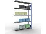 SCHULTE Lagertechnik Fachbodenregal - Stecksystem MULTIplus 250 Anbauregal - 2000x1300x300 mm, Typ 250 kg