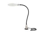 LED-Lupenleuchte Bauer & Böcker Slim, 6-fache Vergrößerung, 7,5 W, 460 lm, 5500 K, neigbar, IP65, Magnetfuß, Kunststoff, schwarz