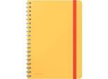 Collegeblock Leitz Cosy, DIN B5, kariert, spiralgebunden, 100 g/m² Papier, 80 Blatt, gelb