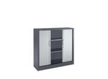 Schäfer Shop Select Rollladenschränke, 3 Ordnerhöhen, B 1200 mm, graphit/alusilber