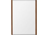 moedel Wandschild LMH DIN A4, Hochformat, individuell beschriftbar, Klebe- oder Schraubmontage, B 221,5 x H 299,5 mm, silber/Nussbaum