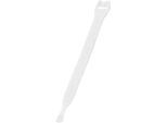 Kabel-Klettverschlüsse, weiß, 10 Stück
