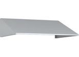 Schrägdachaufsatz für C+P Schließfachschrank Resisto, Neigung von 26°, B 772 x T 640 x H 230 mm, Stahl, lichtgrau RAL 7035