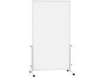 Fahrbares Whiteboard MAULsolid easy2move, Stahlblech, weiß beschichtet, magnethaftend B 1000 x H 1800 mm