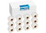 Etiketten G&G, kompatibel zu Dymo 99012/s0722400, 12x260 Stück, ablösbar, B 89 x H 36 mm weiß