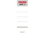 herlitz nature Rückenschild, Rückenbreite 80 mm, selbstklebend, 10 Stück