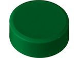 Rundmagnete MAUL, Kunststoff & Metall, Feinstruktur, Haftkraft 2 kg, ø 33 x 14 mm, grün, 20 Stück